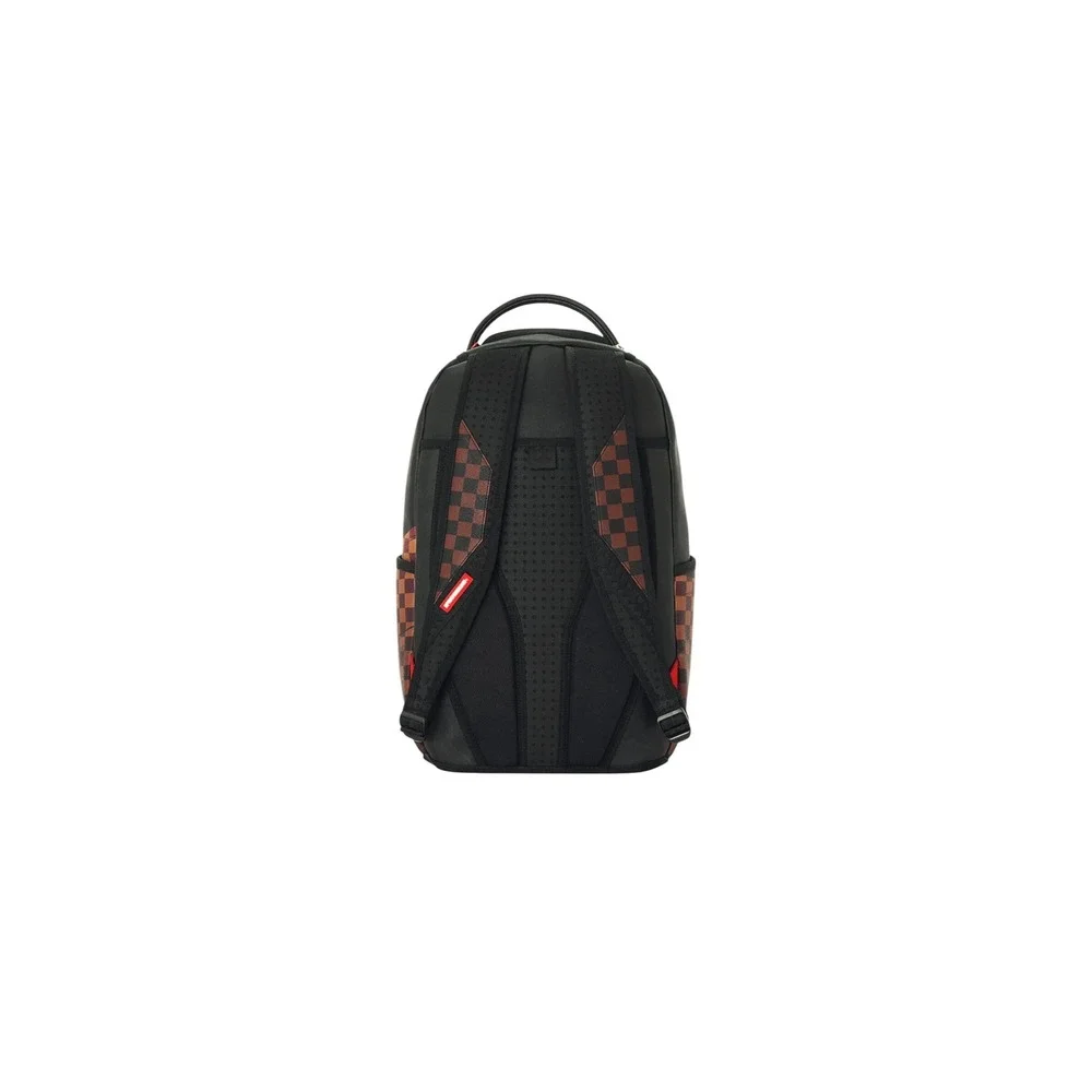 Sprayground Diablo O Sleep Bear Limited Ed Backpack Black Brown Checkered